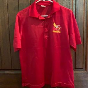 Awesome Vintage Chiefs mesh polo.